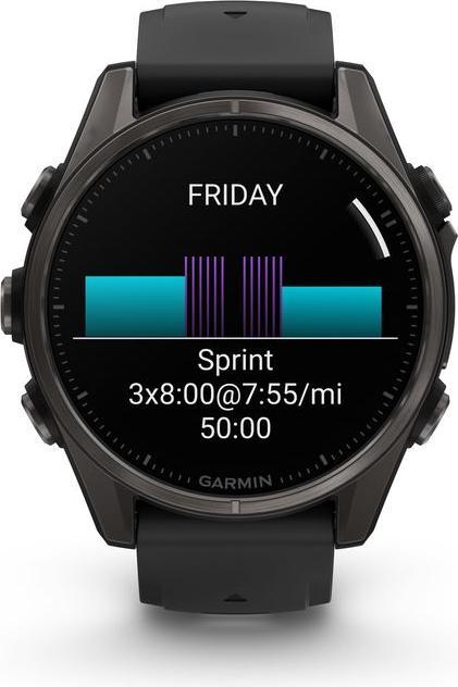 Actual product image Garmin Fenix 8 AMOLED Sapphire Titan (43 mm)