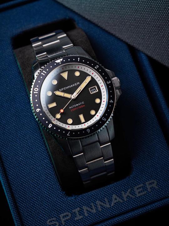 Actual product image Spinnaker SP-5136-11 Croft Pioneer (Rotating bezel left)