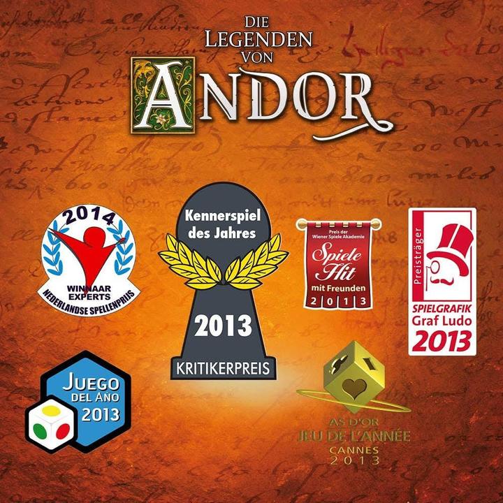 Image du produit Kosmos Les légendes d'Andor (Allemand)