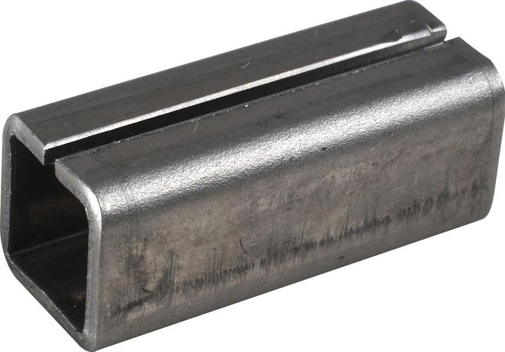 Actual product image Marchesi Compensation sleeve square (square sleeve) from 6 to 8.2 mm with slot Steel (Door set)