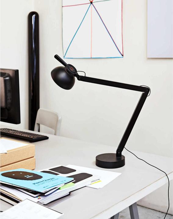 Actual product image HAY PC Task Double Arm Table Lamp Soft Black (407 lm)