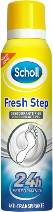 Actual product image Scholl Fresh Step Shoe Spray Mild Foot Deodorant with Long-Lasting Effect Against Unpleasant Odours 150ml (Foot bath, 150 ml)