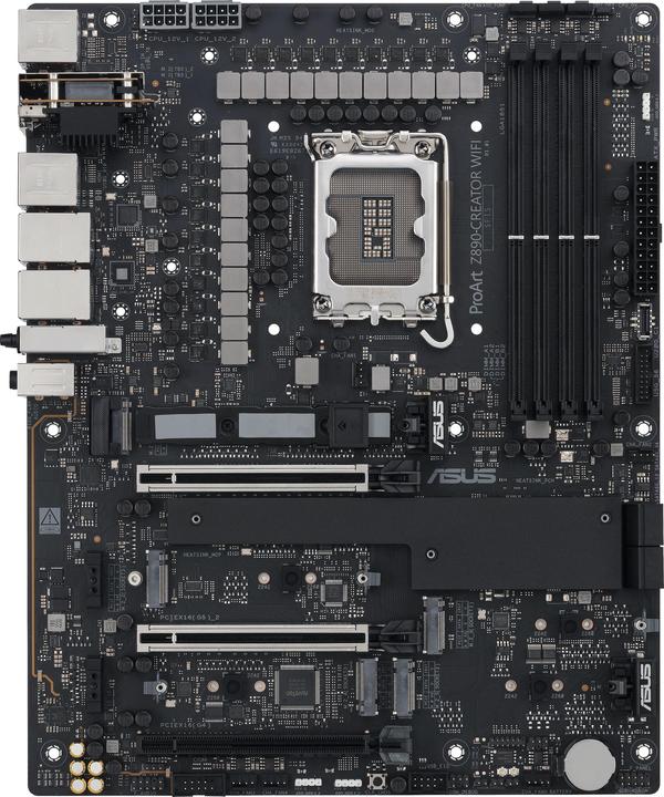 Produktbild ASUS MB PROART Z890-CREATOR WIFI (Intel,LGA1851,DDR5,ATX) (Socket S1, Intel Z890, ATX)
