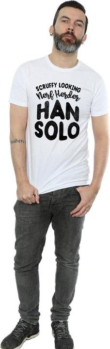 Actual product image Star Wars Mens Han Solo Legends Tribute T-Shirt (3XL)