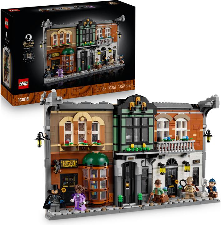 Image du produit LEGO Book nook : Sherlock Holmes (10351, LEGO Icons)