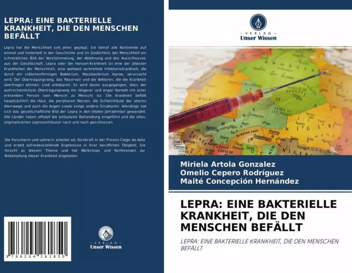 Produktbild Lepra: Eine Bakterielle Krankheit, Die Den Menschen Befällt (Deutsch, Omelio Cepero Rodriguez, Maite Concepción Hernández, Miriela Artola González, 2021)