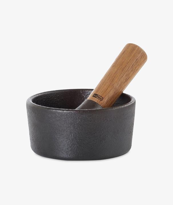 Produktbild AdHoc Mörser Camo.12, Gusseisen/Akazienholz, D 12 cm, H