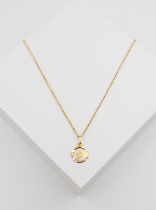 Produktbild Muau Pendant guardian angel yellow gold 750, 16x10mm (750/18K Gelbgold)