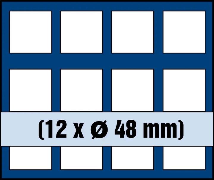Actual product image Safe Tray for 12 coins up to 48 mm Ø