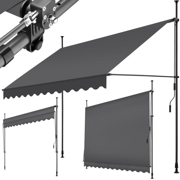 Produktbild tectake Klemmmarkise (3 m)
