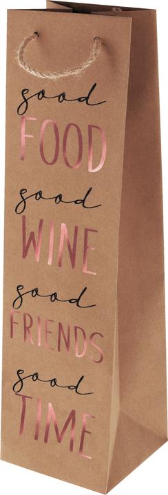 Susy Card SUSYCARD Geschenktasche 10,5 x 36 x 10 cm Good Wine FSC (Geschenktüte, 1 x)