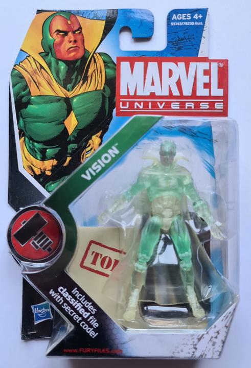 Actual product image Hasbro Marvel Universe - Vision Action Figure Series 2/006 (2009)