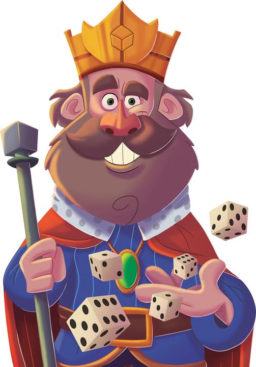 Actual product image Haba King of Dice (German, English)