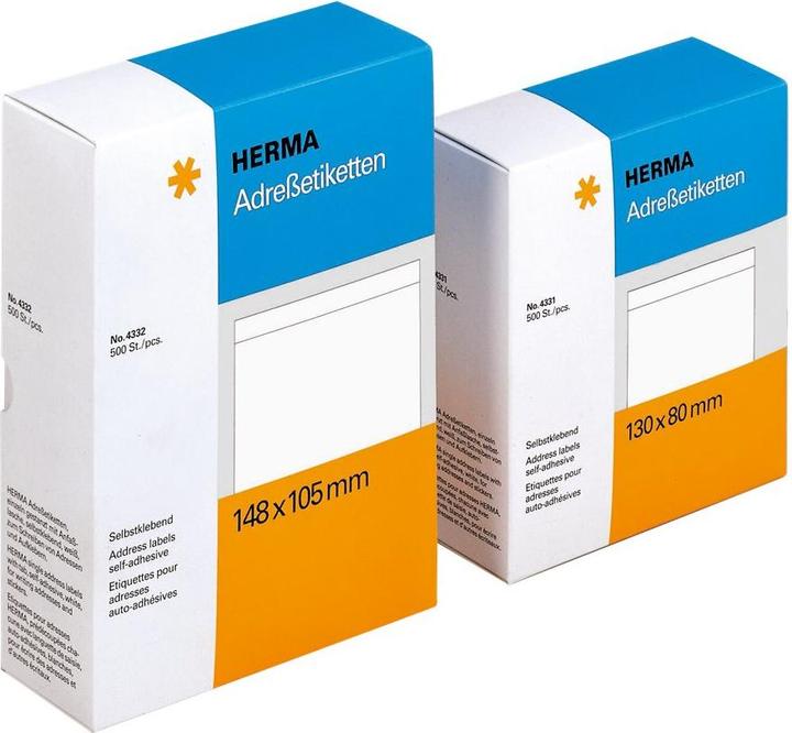 Image du produit HERMA Étiquettes d'adresse pour machines à écrire