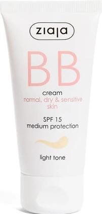 Image du produit Ziaja BB Cream pour peaux normales, sèches et sensibles - Teinte légère 50ml