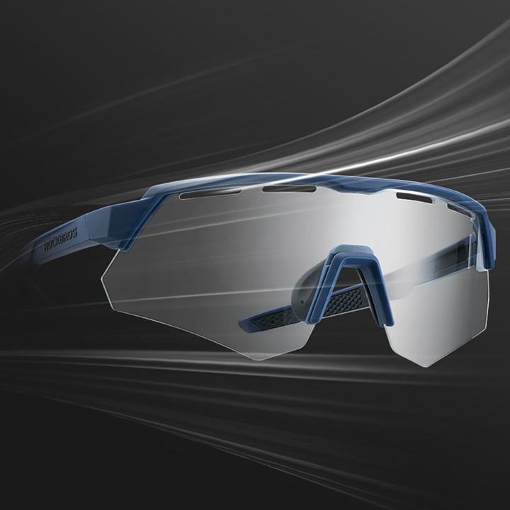 Produktbild Rockbros Polarized Cycling Glasses with UV Protection and Corrective Insert - Purple (Grau, Grau)