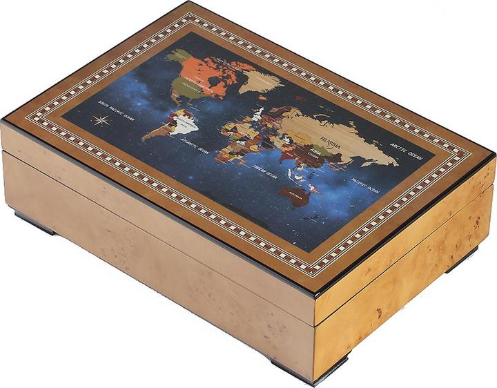 Produktbild Rothenschild Uhrenbox RS-2392-6MAP für 6 Uhren + Kleinteile