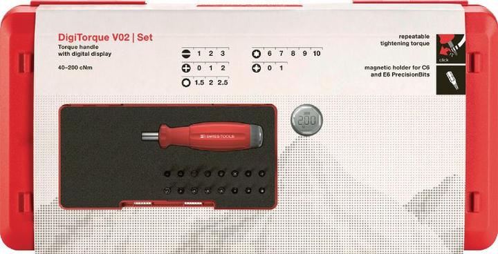 Produktbild PB Swiss Tools Drehmomentset PB 9320.Set B2 CBB (0.40 Nm, 2 Nm)