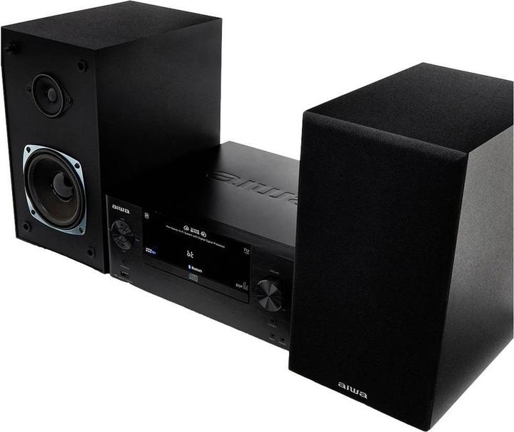 Actual product image Aiwa MSBTU-500 Stereo System Bluetooth®, AUX, CD, USB, FM, 50W Black (Bluetooth, CD player, 1x 50 W)