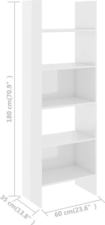 Actual product image VidaXL Tedd (60 x 35 x 180 cm)