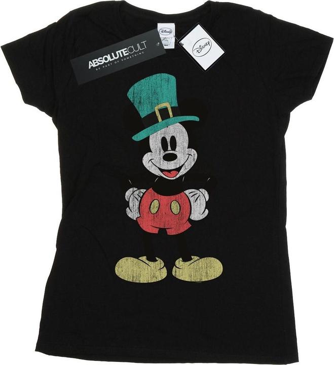 Immagine prodotto Disney Mickey Mouse Leprechaun Hat Maglietta Donna (M)