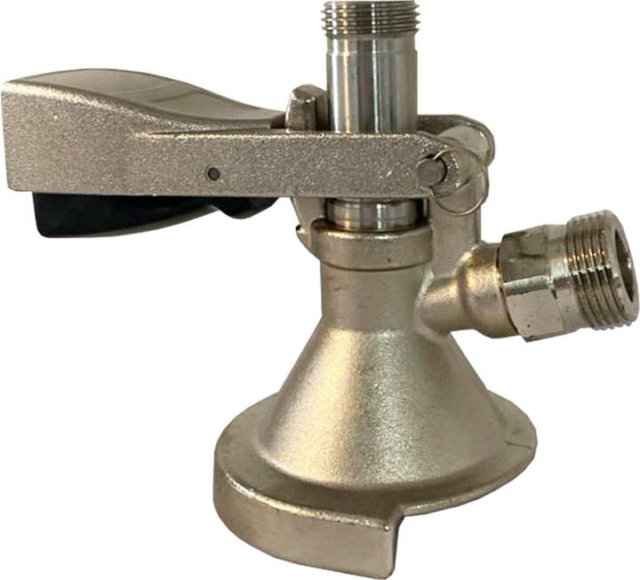 Immagine prodotto Ich-zapfe Zapfkopf, Keg - Verschluss, Flach - Fitting, oberer Ausgang - Kelleranstich