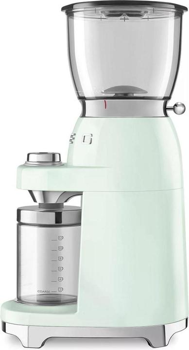 Actual product image Smeg CGF11PGEU 50's style, die-cast aluminium housing, lacquered, pastel green