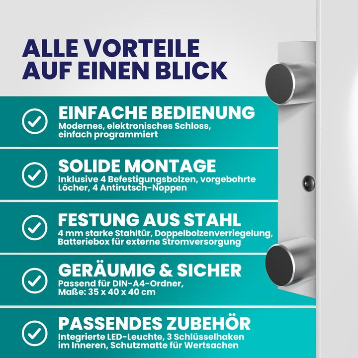 Produktbild Deuba Möbeltresor
