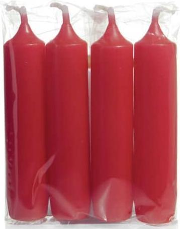 Wiedemann Bougie de l'Avent, bouchons 110x24mm rouge (4 pcs)