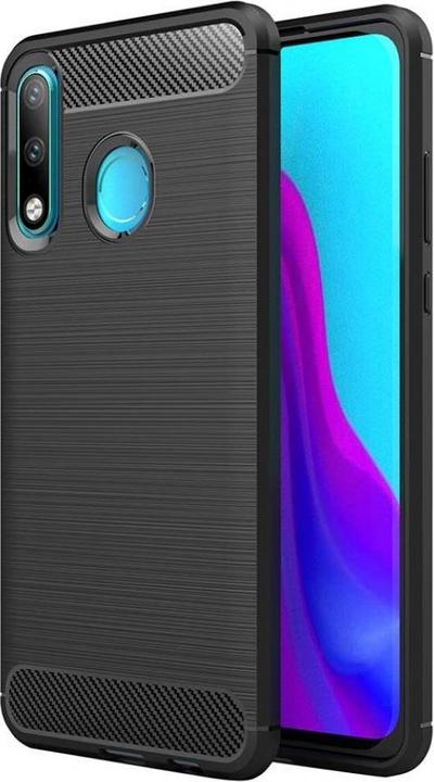 Produktbild Screenguard Huawei P30 Lite Hülle Carbon Brushed Soft TPU (Huawei P30 Lite)