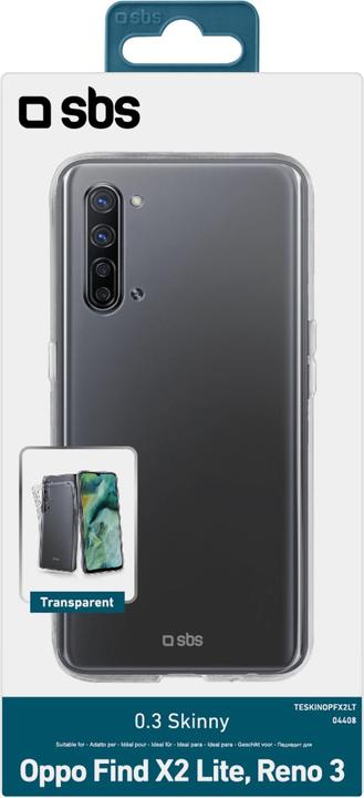 Actual product image SBS Skinny Cover Oppo Find X2 Lite, transparent (Oppo Find X2 Lite)