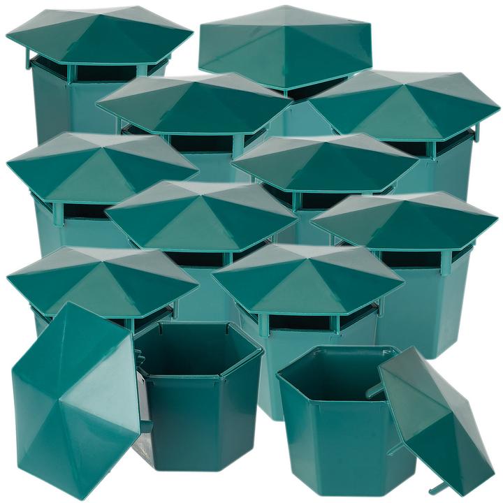 Image du produit Exbuster Pièges à limaces bio Premium sans produits chimiques ni poison, lot de 12