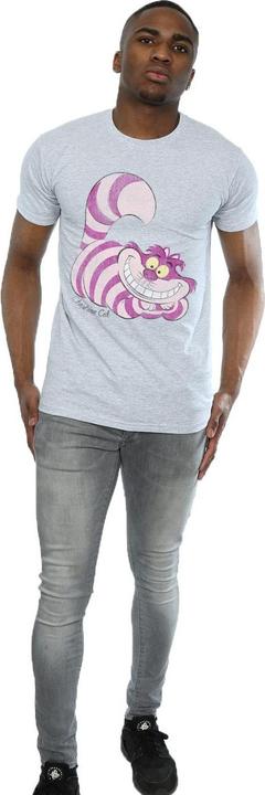 Actual product image Alice In Wonderland Mens Cheshire Cat Cotton T-Shirt (XXL)