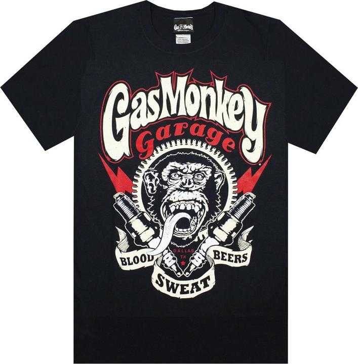 Produktbild Gas Monkey Garage Blood Sweat and Beers TShirt (S)