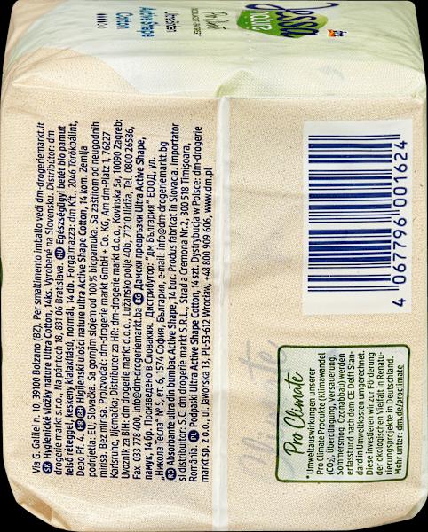 Actual product image dm Jessa Ultra pads Pro Climate nature (Sanitary pads)