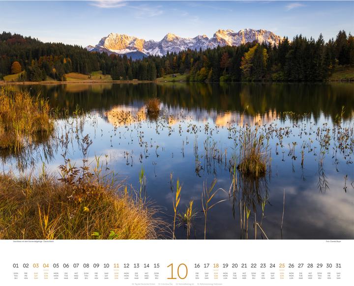Produktbild Wasser Kalender 2026 (54 x 48 cm, Harter Einband, Deutsch, Französisch, Englisch)