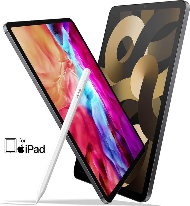 Actual product image Baseus Active stylus Smooth Writing Series with wireless and cabled charging (White)
