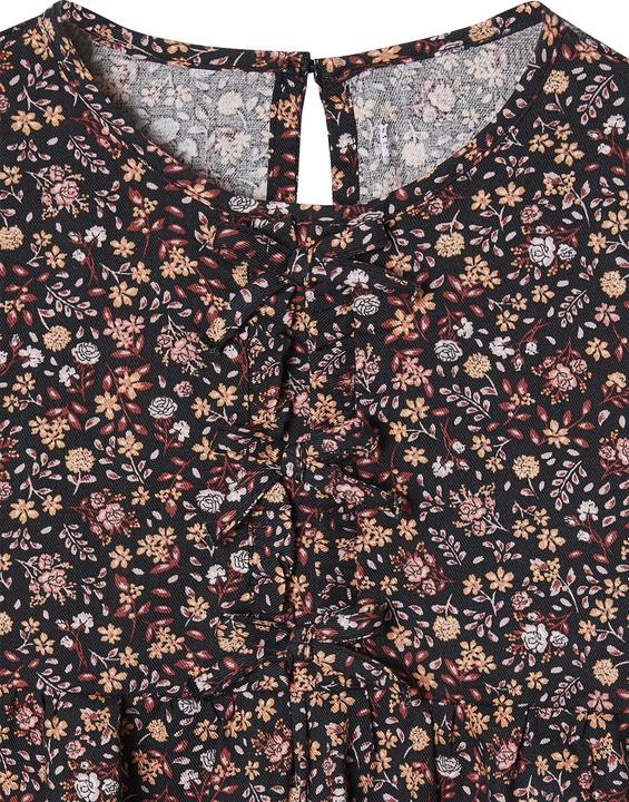 Actual product image Vertbaudet Girls' blouse with floral pattern (92)