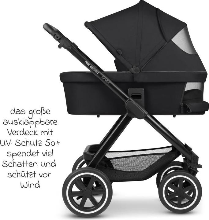 Produktbild ABC Design 3in1 Kinderwagen-Set Samba - inkl. Babywanne