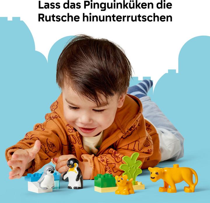 Immagine prodotto LEGO Wildtier-Familien: Pinguine und Löwen (10442)