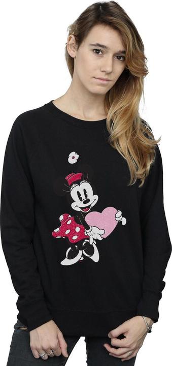 Immagine prodotto Disney Minnie Mouse Love Heart Felpa Donna (L)