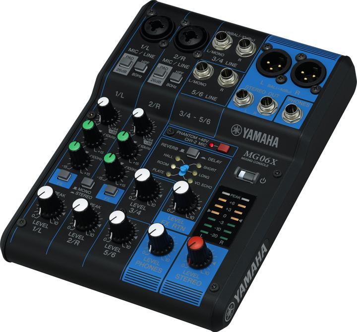 Actual product image Yamaha MG06X (Studio- and Livemixer)