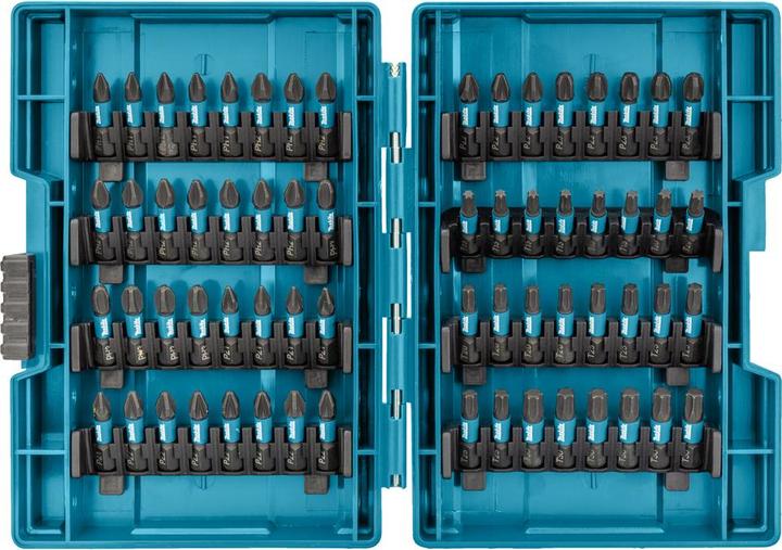 Produktbild Makita Impact Black-Bit-Set (Kreuz Phillips PH M2, Kreuz Phillips PH M3, Kreuz Pozidriv PZ M2, Kreuz Pozidriv PZ M3, Innensechsrund TX M20, Innensechsrund TX M30)