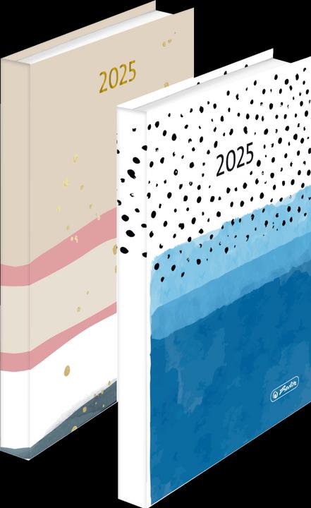Produktbild Herlitz Minitimer A6 Hardcover 2025 2 Motiv 144 Seiten, 1 Woche=2 Seiten (A6, Italienisch)