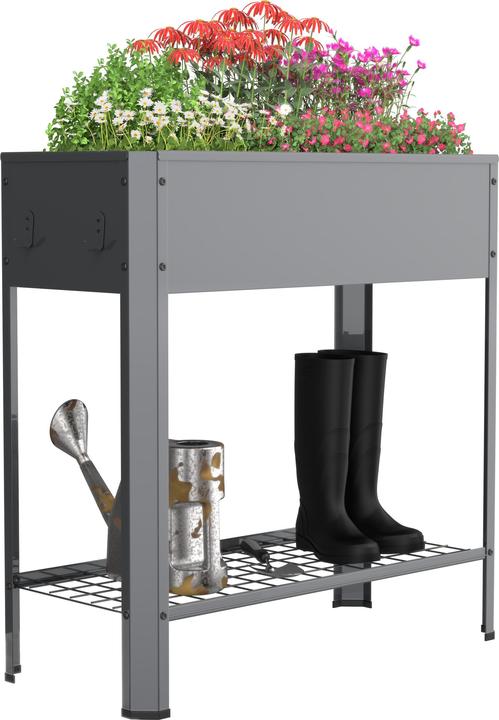 Produktbild VCM Pflanzkasten Hochbeet 80x35 Balora XL