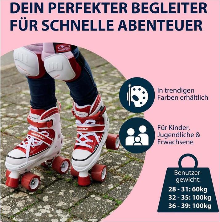 Actual product image Hudora Roller skates SNEAKER (36, 37, 38, 39)