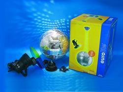 Immagine prodotto Eurolite Set di palline a specchio 30cm con pinspot (30 cm)