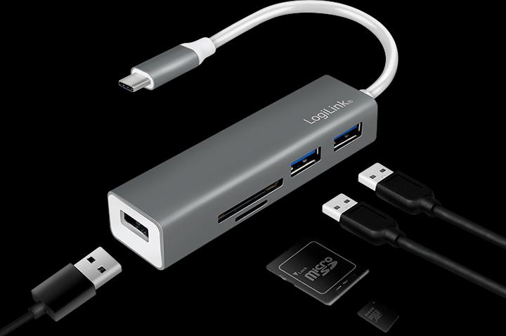 Produktbild LogiLink UA0305 (USB-C, 3 Ports)