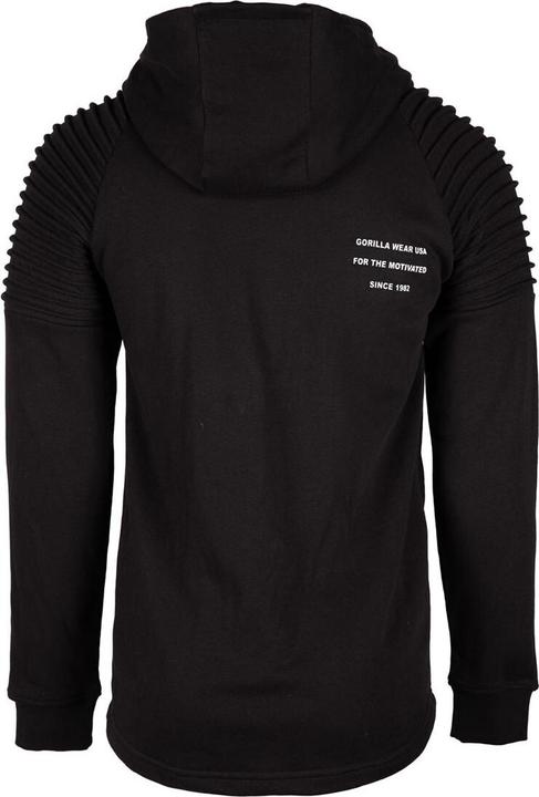 Immagine prodotto Gorilla Wear Felpa con cappuccio Delta Nero (XXL)