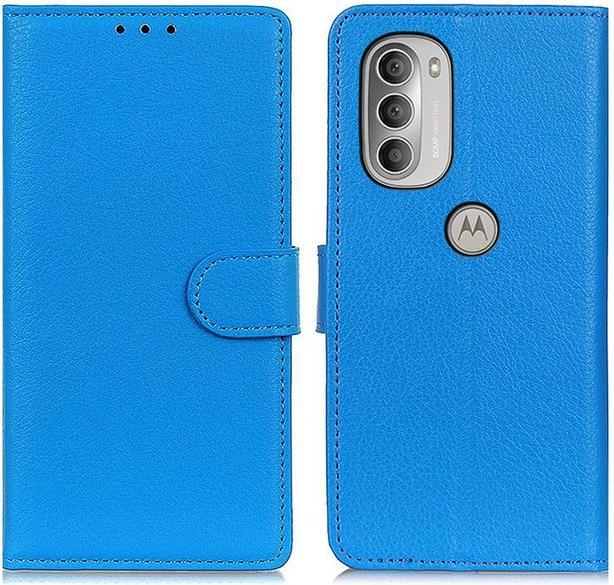Image du produit MU Classic Série de couvertures de livres en cuir litchi (Motorola Moto G51 5G)